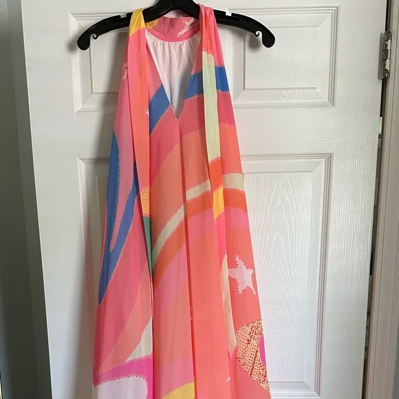 Red Dress by Aura Rainbow Star Dress - Picture 4 of 5